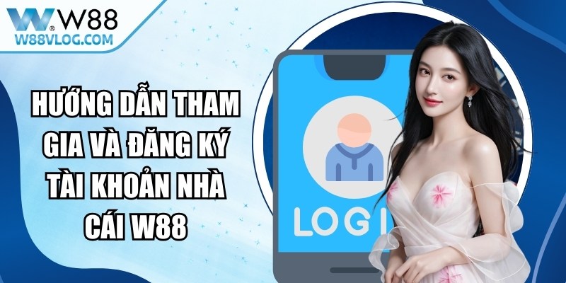 Hướng dẫn tham gia và đăng ký tài khoản W88