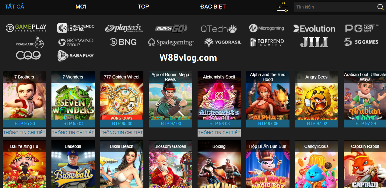 Sự cạnh tranh của w88